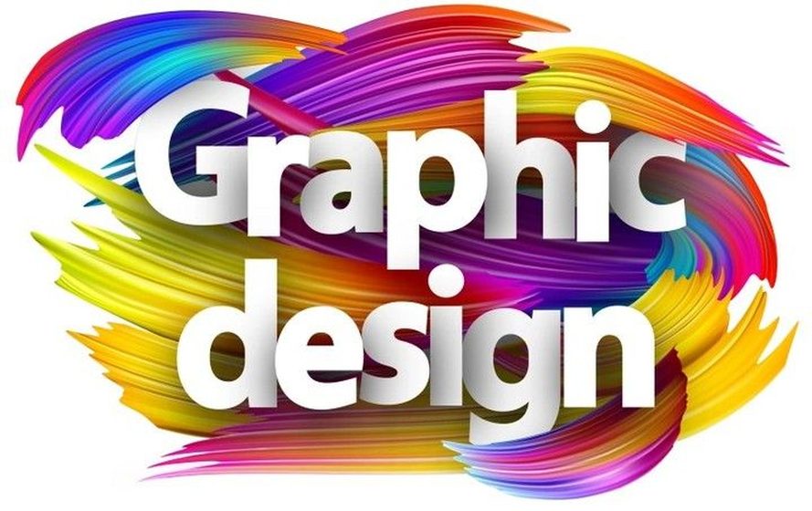 Graphic design brush strokes